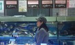 A customer is buying aquatic products and seafood at a supermarket in Hangzhou, Zhejiang P...