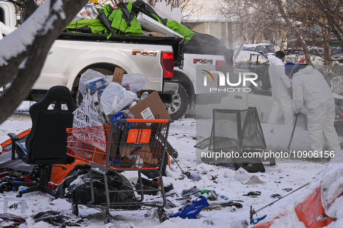 Edmonton Police Clear Final 'High-Risk' Homeless Camp