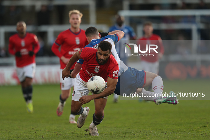Hartlepool United v Hampton & Richmond Borough - FA Trophy 4th Round 