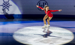 Loena Hendrickx is performing at the European Figure Skating Championships exhibition gala...