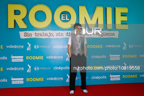 Matias Gruener is attending the red carpet of the ''Roomie'' film premiere at Cinepolis Perisur in Mexico City, Mexico, on January 16, 2024....