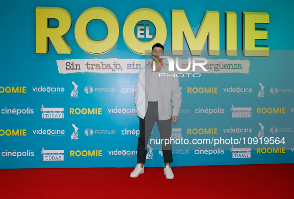 Uriel del Toro is attending the red carpet of the ''Roomie'' film premiere at Cinepolis Perisur in Mexico City, Mexico, on January 16, 2024....