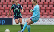 Fran Stenson of Sheffield United Women is playing during The Women's FA Cup soccer match b...