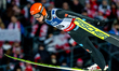Karl Geiger is competing at the men's ski jumping FIS World Cup in Zakopane, Poland, on Ja...