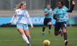 Shauna Guyatt of Crystal Palace Women and Danielle Carter of London City Lionesses are in...