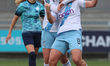 Elise Hughes of Crystal Palace Women is celebrating her goal during the FA Women's Champio...