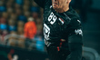 Mohamed Mamdouh Hashem, a player from Egypt, is throwing at the goal of Angola during the...