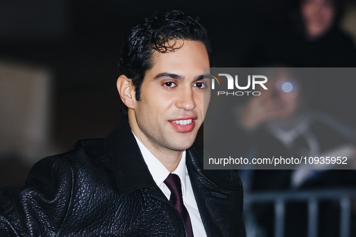 Celebrity Arrivals At Prada Dinner Gala During The Milan Fashion Week Menswear Fall/Winter 2024/2025