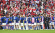 Players from Japan are celebrating their victory in the AFC Asian Cup 2023 match between J...