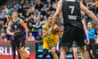 A basketball match in the Eurocup is taking place between WKS Slask Wroclaw and Dreamland...