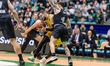 A basketball match in the Eurocup is taking place between WKS Slask Wroclaw and Dreamland...