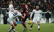 Valentino Lazaro of Torino FC is playing in the Serie A TIM match between Cagliari Calcio...