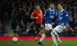 James Garner #37 of Everton F.C. is in action during the FA Cup Fourth Round match between...
