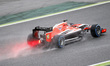 Max Chilton during the Formula 1 test, held in the Barcelona-Catalunya circuit, on May 13,...