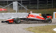 BARCELONA -13 may- SPAIN: Max Chilton accident during the Formula 1 test, held in the Barc...