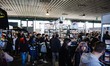 A general view of a fair stand is being seen during the Festival del Fumetto fair at Parco...