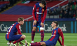 Ferran Torres is getting injured during the match between FC Barcelona and CA Osasuna, cor...