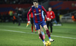 09 Robert Lewandowski of FC Barcelona controls the ball during the La Liga EA Sports Match...