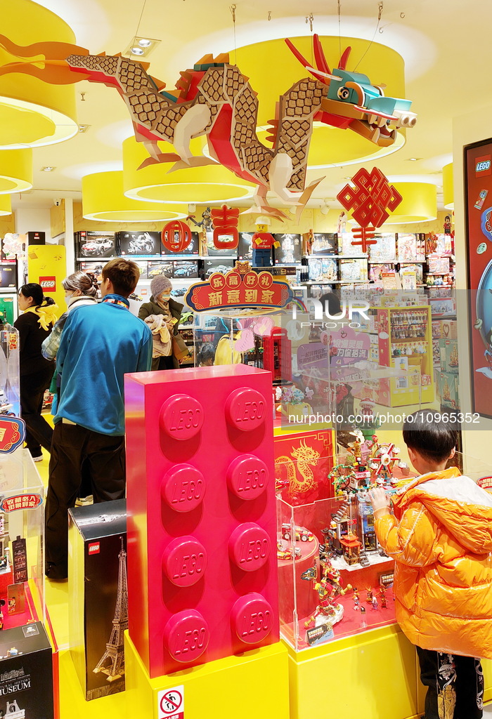 A LEGO Store in Shanghai