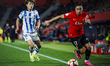 Jaume Costa of RCD Mallorca is in action during the Copa Del Rey Semi-Final First Leg matc...