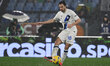 Matteo Darmian of F.C. Inter is playing during the 24th day of the Serie A Championship be...