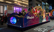 The Hong Kong Disneyland float is participating in the Lunar New Year Night Parade in Hong...