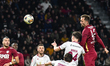 Matija Boben is in action during the match between CFR 1907 Cluj and FC Rapid 1923 Bucures...