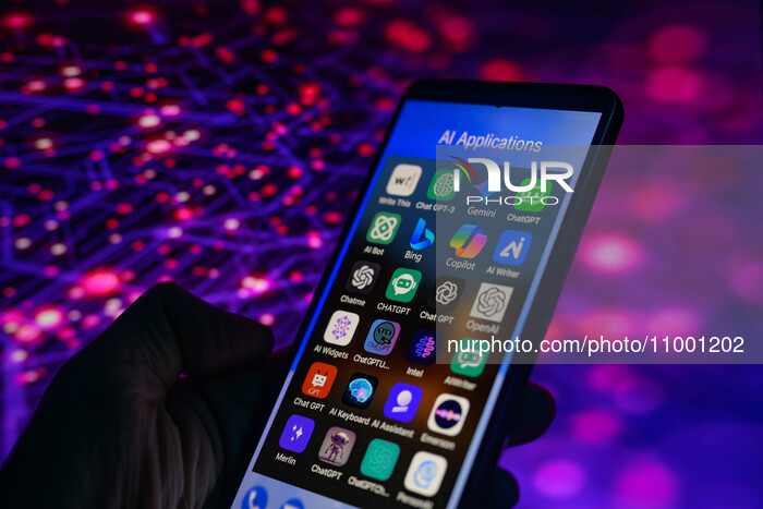AI Powered Mobile Applications - Photo Illustration