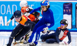 Xandra Velzeboer and Arianna Valcepina are competing in the women's 500m event on the firs...
