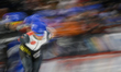 CALGARY, CANADA - FEBRUARY 17Shomu Sasaki of Japan leads during the Mass Start Men Final...