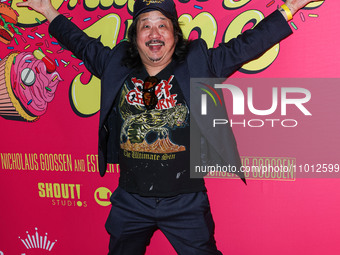 Bobby Lee arrives at the Los Angeles Premiere Of Shout! Studios, All Things Comedy and Utopia's 'Drugstore June' held at the TCL Chinese 6 T...