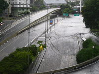 Rain is causing disruption in Sao Paulo, Brazil, on this rainy afternoon. (
