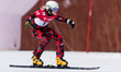 Sabine Schoeffmann is competing in the FIS Snowboard World Cup parallel giant slalom in Ja...