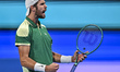 Karen Khachanov is playing in his final singles match against Jakub Mensik from the Czech...