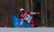 Andrzej Gasienica-Daniel is competing in the FIS Snowboard World Cup parallel giant slalom...