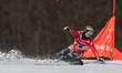 Julie Zogg is competing in the FIS Snowboard World Cup parallel giant slalom in Jaworzyna...