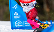 Weronika Dawidek is competing in the women's parallel slalom on the second day of the FIS...
