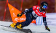 Elisa Caffont is competing in the women's parallel slalom on the second day of the FIS Sno...