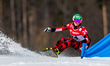 Daniela Ulbing is competing in the women's parallel slalom on the second day of the FIS Sn...
