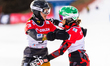 Tsubaki Miki and Daniela Ulbing are competing in the women's parallel slalom on the second...