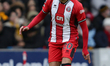 Jayden Bogle of Sheffield United is playing during the Premier League match between Wolver...