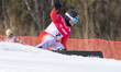 Dario Caviezel is competing in the FIS Snowboard World Cup parallel giant slalom in Jaworz...