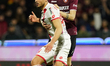 Andrea Carboni of AC Monza is playing during the Serie A TIM match between US Salernitana...