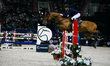 Andrius Petrovas is riding his horse LINKOLNS during the World Cup Grand Prix for the PKO...