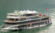 Tourists are visiting the Three Gorges of the Yangtze River on a cruise ship in Yichang, H...