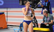 Abigail Pawlett of Great Britain is competing in the pentathlon at the World Athletics Cha...
