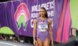Laviai Nielsen of Great Britain is competing in the 4x400 meters relay and the 400 meters...