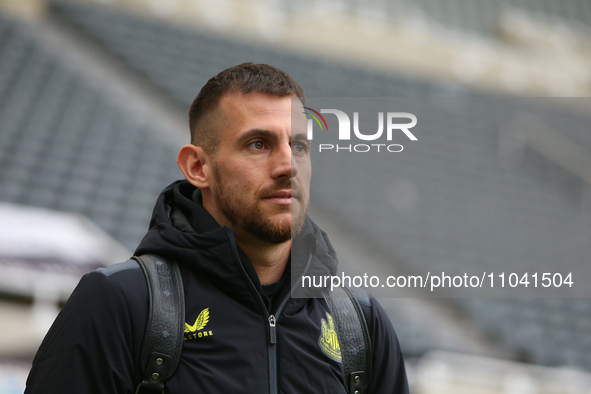 Newcastle United goalkeeper Martin Dubravka is playing in the Premier League match between Newcastle United and Wolverhampton Wanderers at S...