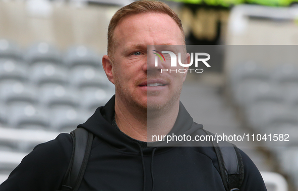 Andy Howe, the brother of Newcastle United manager Eddie Howe, is attending the Premier League match between Newcastle United and Wolverhamp...