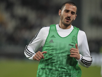 Leonardo Bonucci (19) before the serie A match  between Juventus FC and US Sassuolo Calcio  at the Juventus  Stadium of Turin on  march 11,...